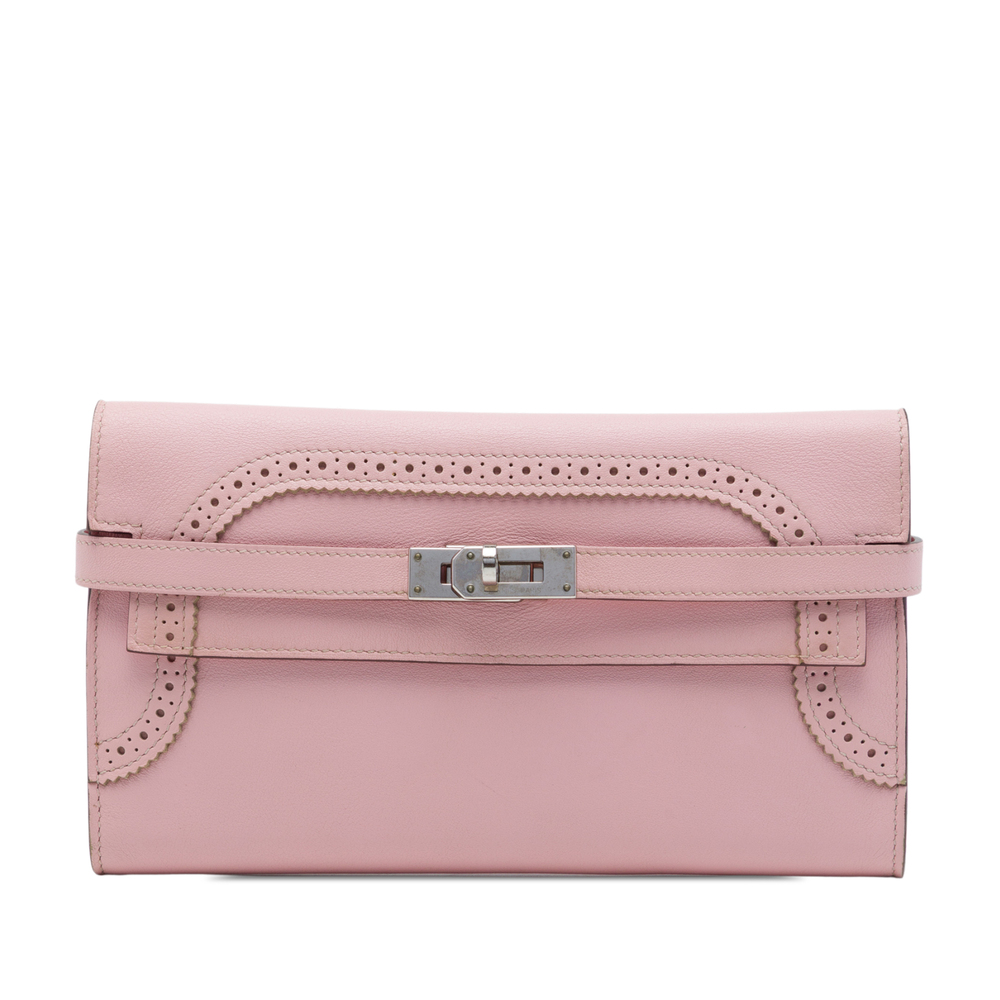 Pre-Loved Hermes Swift Ghillies Kelly Longue Wallet